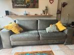 Bankstel 3 zits en 1,5 zits /love seat in microleder, Ophalen, Driepersoons, Zo goed als nieuw, Rechte bank
