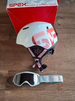 Meisjes kinder skihelm maat S + Wedze skibril, Overige merken, Gebruikt, Overige typen, Ophalen of Verzenden