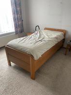 Seniorenbed electrisch met nachtkastje, Huis en Inrichting, Slaapkamer | Bedden, Ophalen, Verstelbaar, 90 cm, Eenpersoons