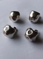 Zilveren thaise kogelmunten, Ophalen of Verzenden, Zilver