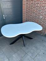 Witte organische betonciré tafel!!, Ophalen, Nieuw, Vijf personen of meer