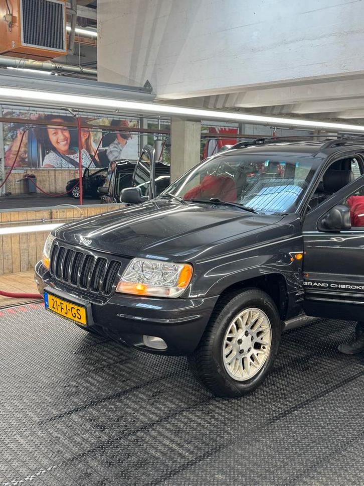 Jeep Grand Cherokee 4.0 I AUT 2000 Grijs, Auto's, Jeep, Particulier, Grand Cherokee, Benzine, SUV of Terreinwagen, Automaat, Origineel Nederlands