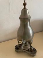 Tinnen koffiekan met brander, Antiek en Kunst, Ophalen