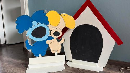 Woesel en pip geboortebord kraamcadeau, Kinderen en Baby's, Kinderkamer | Inrichting en Decoratie, Zo goed als nieuw, Ophalen