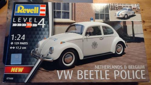 Revell Volkswagen Kever Politie Nederland Belgie 07666 / 1:2, Hobby en Vrije tijd, Modelbouw | Auto's en Voertuigen, Nieuw, Auto