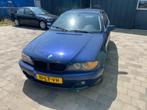 BMW 3-Serie e46 coupe 320ci automaat 2003 Blauw met werk, 74 €/maand, Zwart, 4 cilinders, Blauw