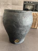 Brynxz zwarte pot, Tuin en Terras, Bloempotten, Ophalen, Rond, Zo goed als nieuw, Minder dan 25 cm