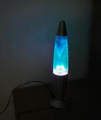 Lava lamp blauw, Huis en Inrichting, Lampen | Tafellampen, Ophalen of Verzenden, Zo goed als nieuw, Minder dan 50 cm