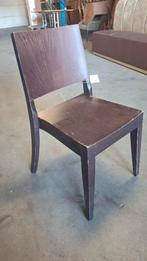 92 houten cafe horeca bistro stoelen hutten satelliet stapel, Bruin, Ophalen of Verzenden, Zo goed als nieuw, Vijf, Zes of meer stoelen