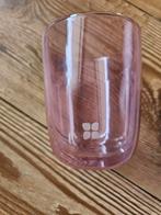 Waterdrop Glas Cup - Roze, Ophalen, Zo goed als nieuw, Glas
