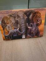 Legpuzzel 1500 stukjes - Big 5 Afrika, Ophalen of Verzenden, 500 t/m 1500 stukjes, Zo goed als nieuw, Legpuzzel