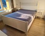 Ikea Hemnes bedframe met lattenbodem 140x200, Huis en Inrichting, Slaapkamer | Bedden, 140 cm, Wit, Zo goed als nieuw, Hout
