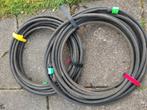 Druppel slang met koppelstukjes (voor tuin balkon) 2 v 15 mt, Ophalen of Verzenden, Gebruikt