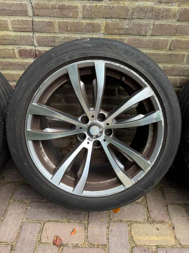 BMW X5 F15 E70 20 inch breedset met Continental banden, Auto-onderdelen, Banden en Velgen, Banden en Velgen, Zomerbanden, 20 inch