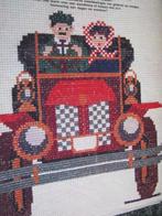 Borduurpatroon  Humor Antieke Auto  nr 9570, Verzenden, Nieuw, Handborduren, Patroon