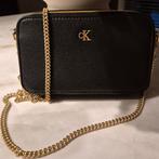 Calvin Klein schouder tasje, Sieraden, Tassen en Uiterlijk, Tassen | Schoudertassen, Ophalen of Verzenden, Zo goed als nieuw, Zwart