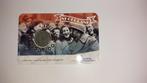 75 jaar bevrijding 2020 in coincard zinken cent 1943, Postzegels en Munten, Koningin Wilhelmina, Ophalen of Verzenden, 1 cent