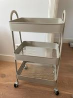 Roltafel Trolley beige met remmen, Huis en Inrichting, Ophalen, Zo goed als nieuw