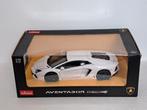 Lamborghini Aventador LP700-4 Wit 1/18 Rastar, Ophalen of Verzenden, Zo goed als nieuw, Auto, Overige merken