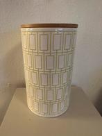 Voorraadpot met houten deksel, Ophalen, Zo goed als nieuw, Overige materialen, Pot, Bus of Blik