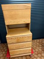 BLANK EIKEN BAR MET LADENBLOK,IZGST., Ophalen, Gebruikt