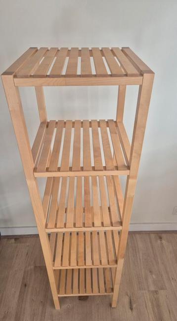 Houten Opbergrek - 139x37cm beschikbaar voor biedingen
