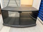 Tv kast, Ophalen, Gebruikt, 100 tot 150 cm, Glas