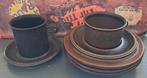 Arabia Ruska 3 Borden & 2 Kop en Schotels 12-71 & 8-71, Huis en Inrichting, Keuken | Servies, Ophalen of Verzenden, Zo goed als nieuw