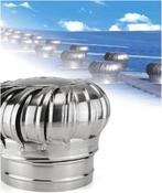 Schoorsteenkap Bolvormige roterende windturbine RVS 315 mm, Ophalen of Verzenden, Nieuw, Afzuiger