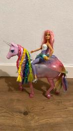 Barbie Dreamtopia Magische eenhoorn, Ophalen of Verzenden, Zo goed als nieuw, Barbie