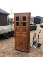 Mooie houten hoekkast, Huis en Inrichting, Ophalen, Minder dan 50 cm, Gebruikt, 150 tot 200 cm
