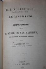 Kohlbrugge - Betrachting Mattheus 1, vw ds. te Bleskensgraaf, Boeken, Ophalen of Verzenden, Gelezen, Christendom | Protestants