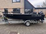 Te koop: SQC 496 lake hunter met 90pk suzuki visboot, Watersport en Boten, Gebruikt, Aluminium, Ophalen, 70 pk of meer
