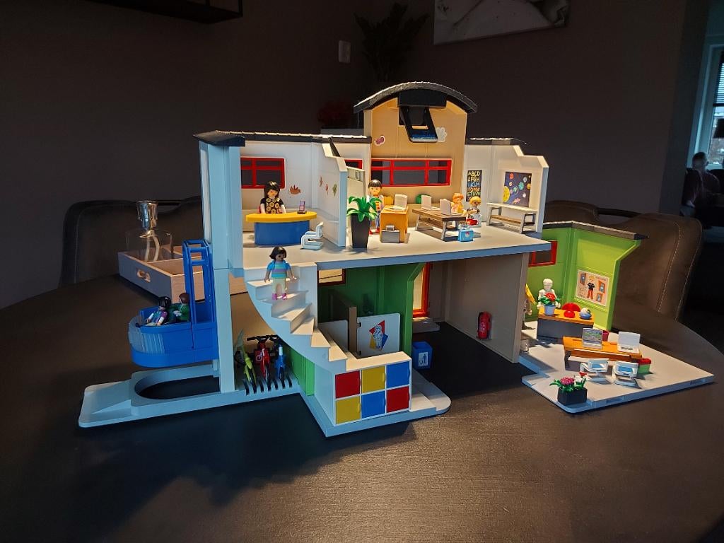 Playmobil school., Ophalen of Verzenden, Zo goed als nieuw, Complete set
