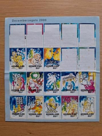 Decemberzegels 2000 Nederland - Volvel beschikbaar voor biedingen