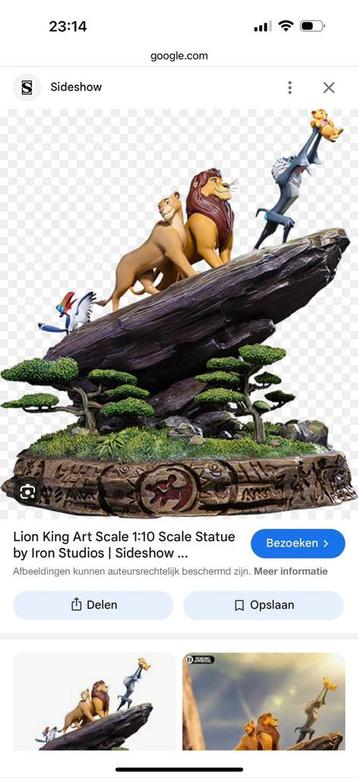 Gezocht lion king pride rock beeld beschikbaar voor biedingen