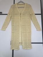 NIEUW Vest viscose ajour vanillegeel strikje maat 44-46, Geel, Maat 42/44 (L), Nieuw, Ophalen of Verzenden