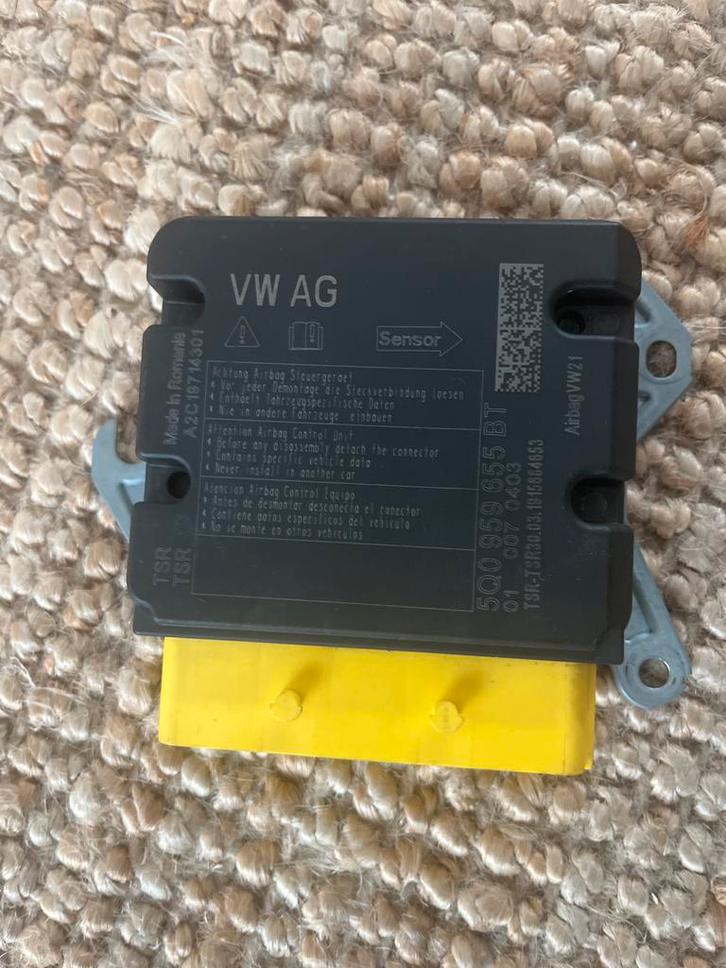 VW Tiguan 2019 Airbag Module - 5Q0959655BT, Auto-onderdelen, Elektronica en Kabels, Volkswagen, Gebruikt, Ophalen of Verzenden