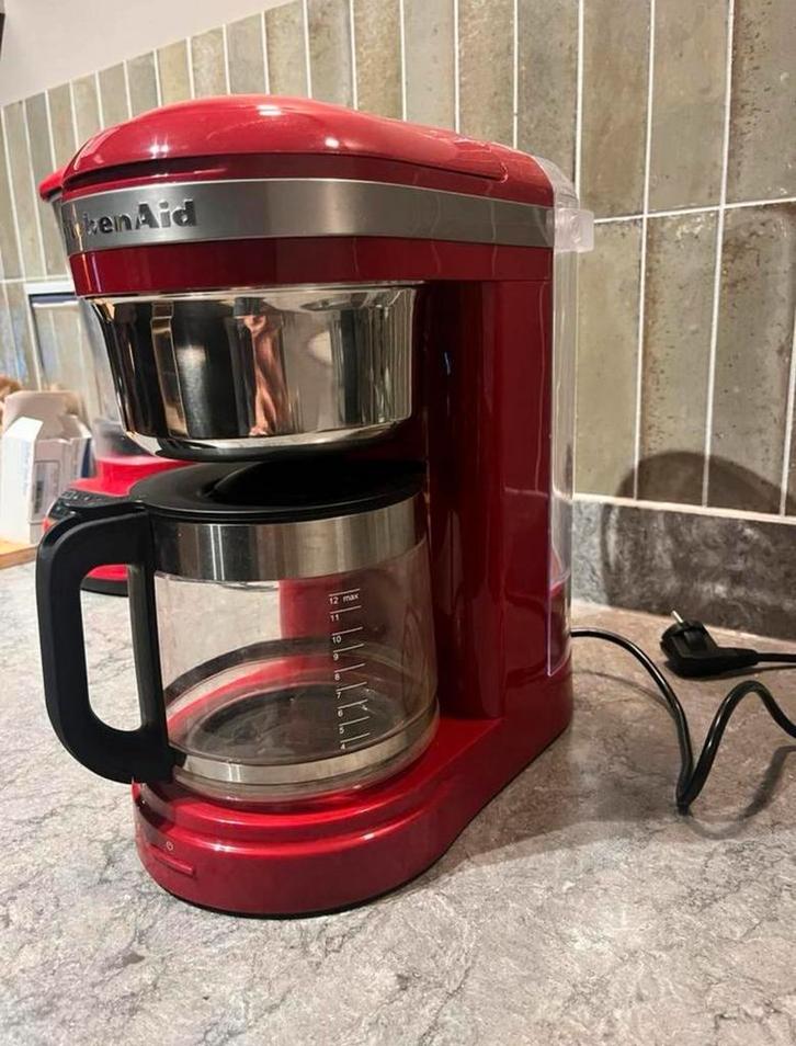 KitchenAid Filterkoffiezetapparaat - Zo goed als nieuw!, Witgoed en Apparatuur, Koffiezetapparaten, Nieuw, Gemalen koffie, Koffiemachine