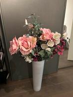 Mooie kunstbloemen in vaas, Ophalen of Verzenden, Zo goed als nieuw, Binnen