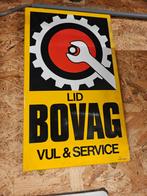 Emaille bord van Bovac. Bieden., Ophalen of Verzenden, Zo goed als nieuw, Reclamebord
