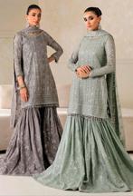 Elegante Geborduurde Chiffon Ensemble, Kleding | Dames, Verzenden, Huwelijk, Nieuw, Kleding