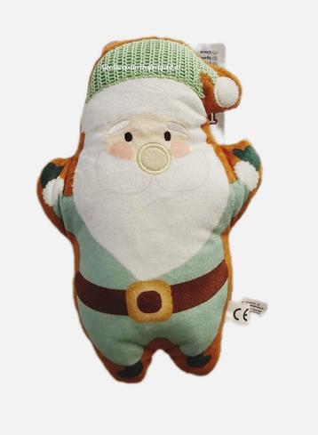 Hondenspeelgoed   " Pluche kerstman knuffel  " zonder piep beschikbaar voor biedingen