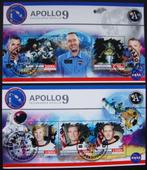 - 420 - 2 Blokken met Amerikaanse Ruimtevaart, "Apollo 9"., Verzenden, Gestempeld, Overige thema's