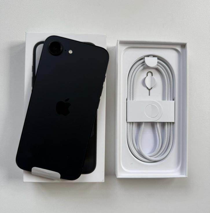 iPhone 16e 128GB Zwart | Nieuw / Ongebruikt | Garantie, Telecommunicatie, Mobiele telefoons | Apple iPhone, Nieuw, 128 GB, Zonder abonnement