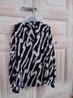 Blouse print zwart wit Eksept maat M, Maat 38/40 (M), Ophalen of Verzenden, Wit, Zo goed als nieuw