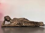 Liggende bronzen Boeddha, Ophalen of Verzenden