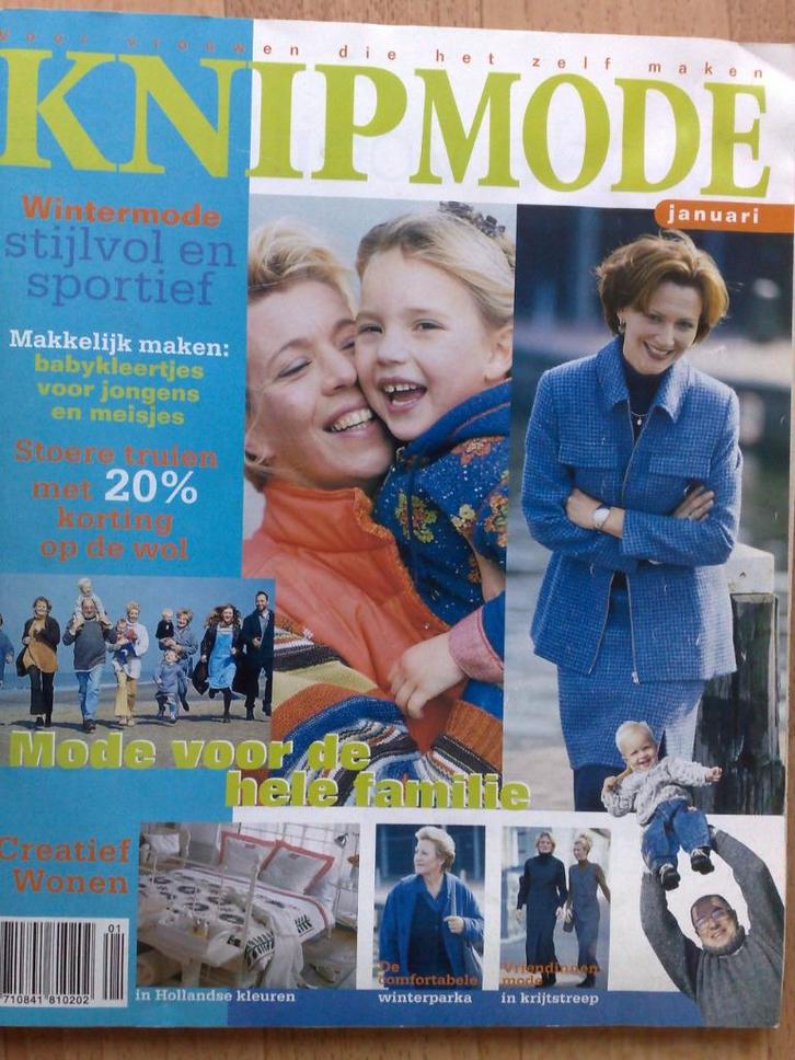 12 x Knipmode uit jaargang 1999, Hobby en Vrije tijd, Kledingpatronen, Gebruikt, Vrouw, Knipmode, Verzenden