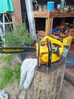 Vintage McCULLOCH MAC 140 Chainsaw Chain Saw with 14" Bar, Ophalen of Verzenden, Zo goed als nieuw, 1200 watt of meer