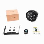 DJLicht 70W RGB en Strobo Led Par 7x10 met afstandsbediening, ., Nieuw, Ophalen of Verzenden, .